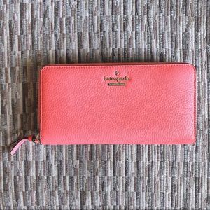 Kate Spade Coral Large Continental Wallet